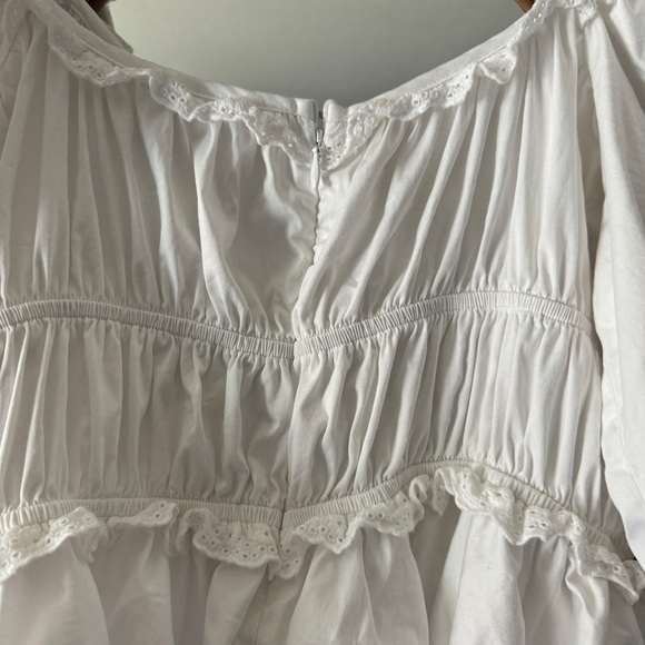 For Love and Lemons Jackson Puff Sleeve
Crop Top white size XL - Picture 7 of 12